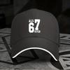 New 1pc SIX '67' SEVEN Printed Adjustable Baseball Cap for Women & Men - Lightweight Unisex Hat with Design, Gift, Casual Wear,