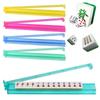 1/4Pcs Mah Jongg All-In-One Tile Rack & Pusher Clear Acrylic Mahjong Rack And Pusher Combo Modern American Majiang Tile Racks