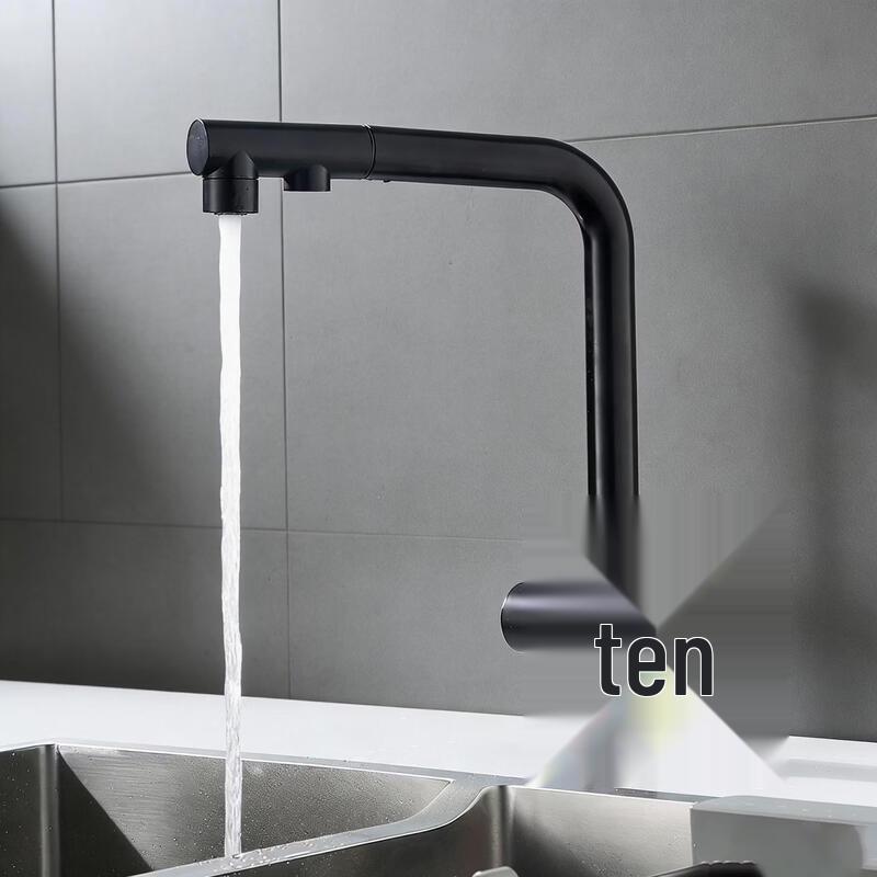 TLXT 3-in-1 Pull-Out Kitchen Faucet with Purified Water