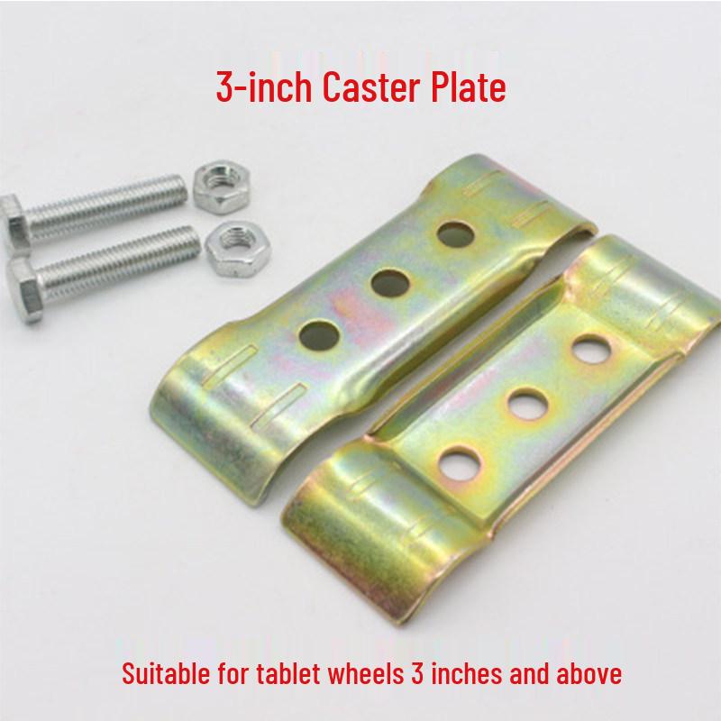 Galvanized Caster Plate Connector for Lean Pipe Fittings