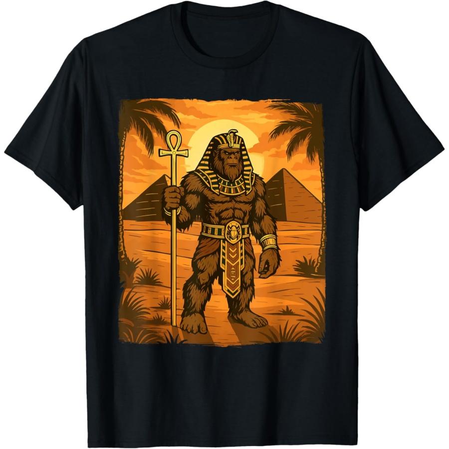 Pharaoh Bigfoot - Sasquatch Yeti Cryptids T-Shirt XXXXXL чёрный