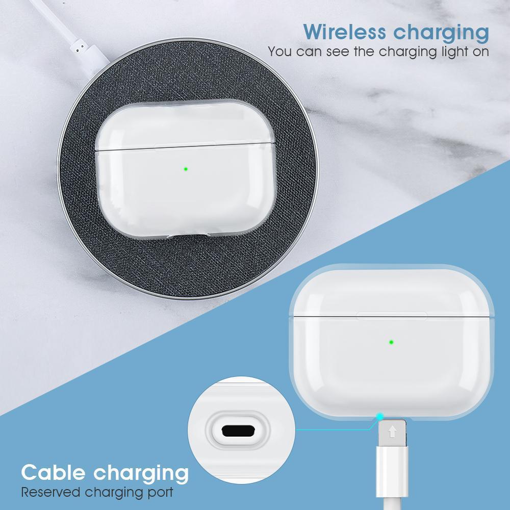 Transparent Earphones Case For Airpods Pro 2 Generation 2022 Cases Hard PC Clear Headphone Cover For AirPods 3 2 1 Charging Bags