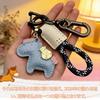 [BOJIDO] Horse Keychain Carabiner 1 Piece Leather Horse Charm Key