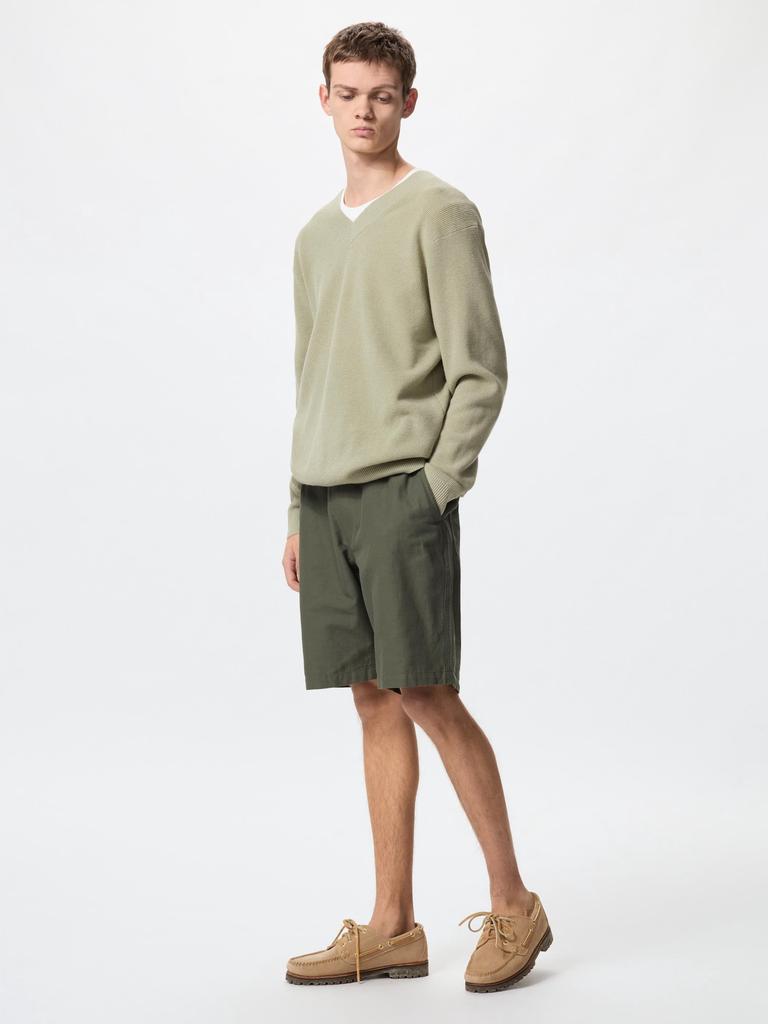 Uniqlo Japan Linen Blend Shorts