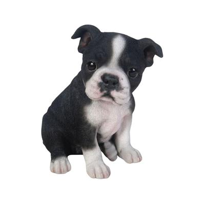 Ubia Right Facing Boston Terrier 15 X X Cm Doll Figure Ornament Animal Garden Decoration Dog H15111 13.7 16.2