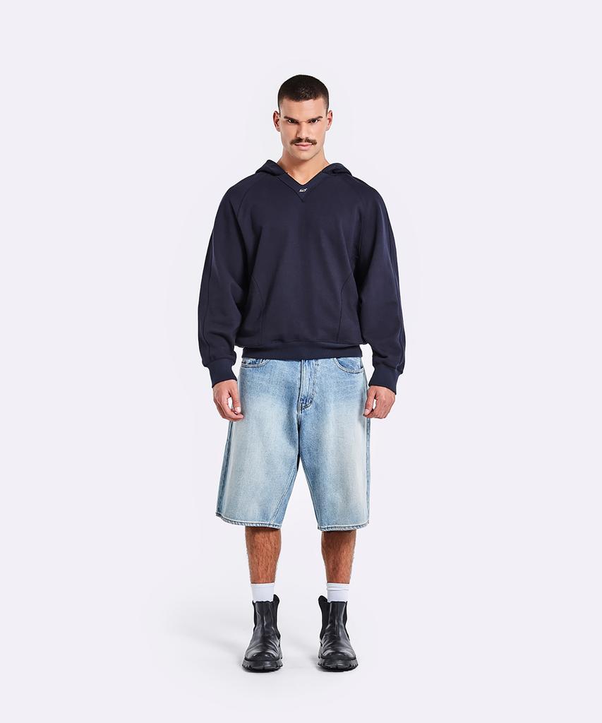 51Peosenteu Denim Bermuda Shorts - Blue