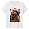 Vintage Gothic Skeleton T-Shirt Spooky Coffee Pumpkin Bats Halloween Gift