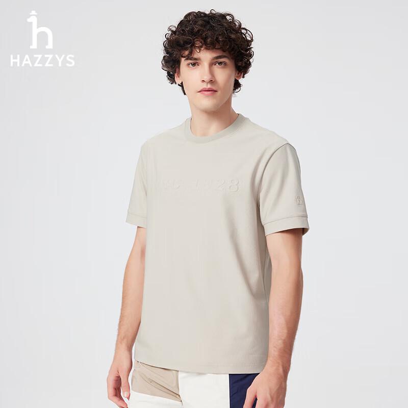 HAZZYS Men s 3A Anti-bacterial Round Neck Short Sleeve T-shirt