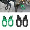 Enhanced Grip Offroads Dirt Bike Foot Pegs Pedals, Aluminum Alloy Suitable for Reliable Performances in Rough Terrain 2x