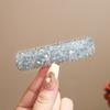 Stylish And Simple Full Diamond Geometric Hairpin, High-End Temperament Side Clip Bb Clip, Versatile Bangs Clip, Hairpin, Hair Accessories