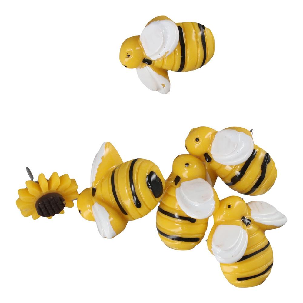 

Bee Push Pins Sunflower Drawing Pins 30pcs Thumb Tacks Bulletin Board