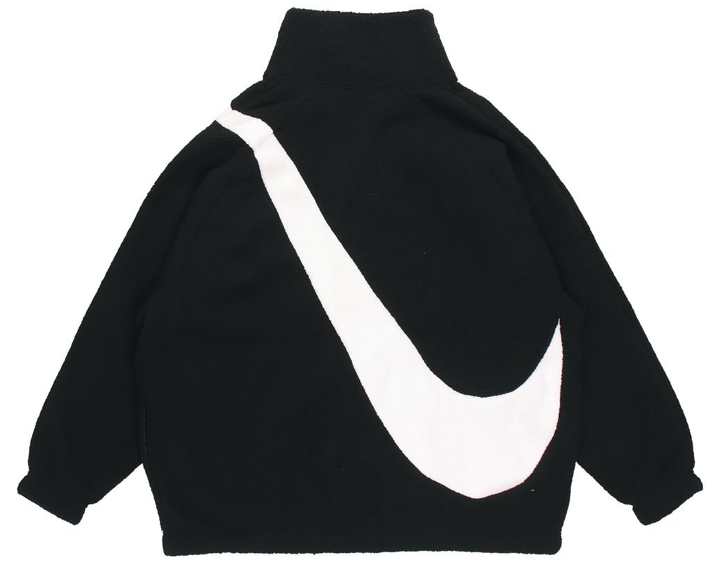 Nike Velvet Jackets Women's Black Stand Collar Thickened And Fleece Lined CZ4064-010