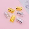 Dreadlock Iron Electroplated Hair Extension Rings - 10*15 Hollow Braid Decoration - DIY Wig & Hair Extension Accessories