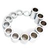 13 PCS CNC Billet Wheel Axle Spacer Kit I.D. 1.0'' - O.D. 1-1/2" for Harley  Bobbers and Choppers (Chrome)
