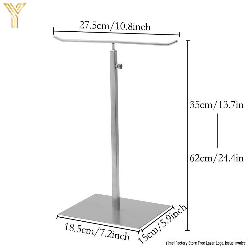 Stainless Steel Multifunctional Clothing and Accessories Display Rack