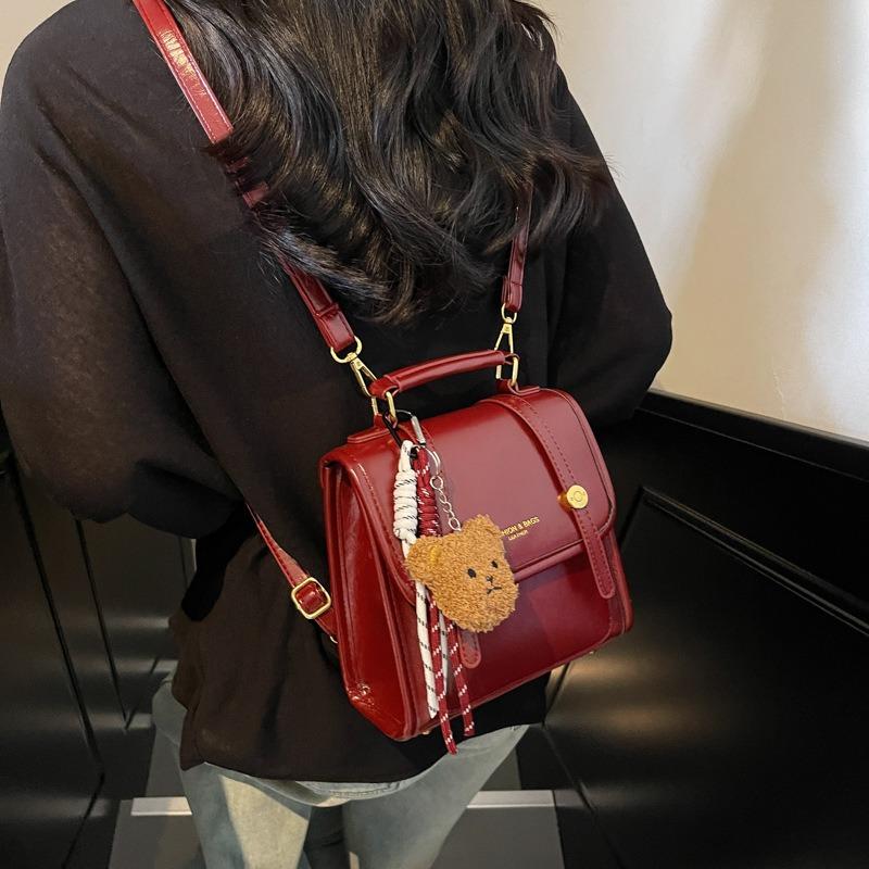 Retro backpack bag women's new casual versatile high-end commuter travel small backpack