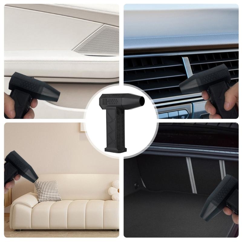 15W Fast Charge 3 Speed Adjustable Handheld Turbos Air Blower Suitable For Car Drying Home Cleaning With Magnetic Nozzle