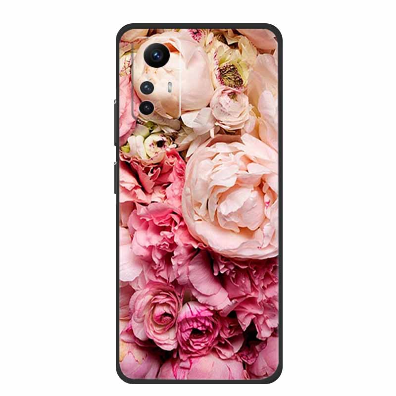 For Xiaomi Redmi Note 12S Case Cool Animals Soft Silicone TPU Phone Case for Redmi Note12S Luminous Butterfly Shockproof Fundas
