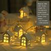 2M Wood House LED String Light Fairy Garland USB/Battery Operated Festoon for Xmas Wedding Party Bedroom Table Decoration Lamps