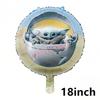 Cute Yodaes Baby Birthday Party Decorations Plate Cup Napkin Balloon Banner for Boys Party Favor Baby Shower Event Supplies Gift