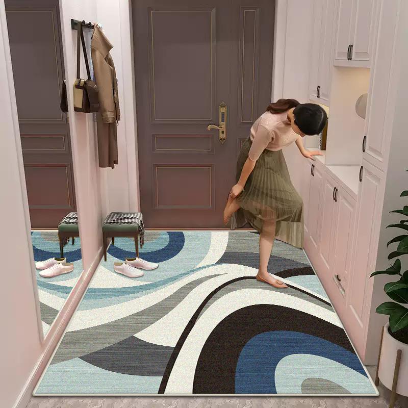 Modern Customizable Flannel Carpet Living Room Home Decoration Luxury Nordic Home Mat Bedside Washable Bedroom Mat Non-slip