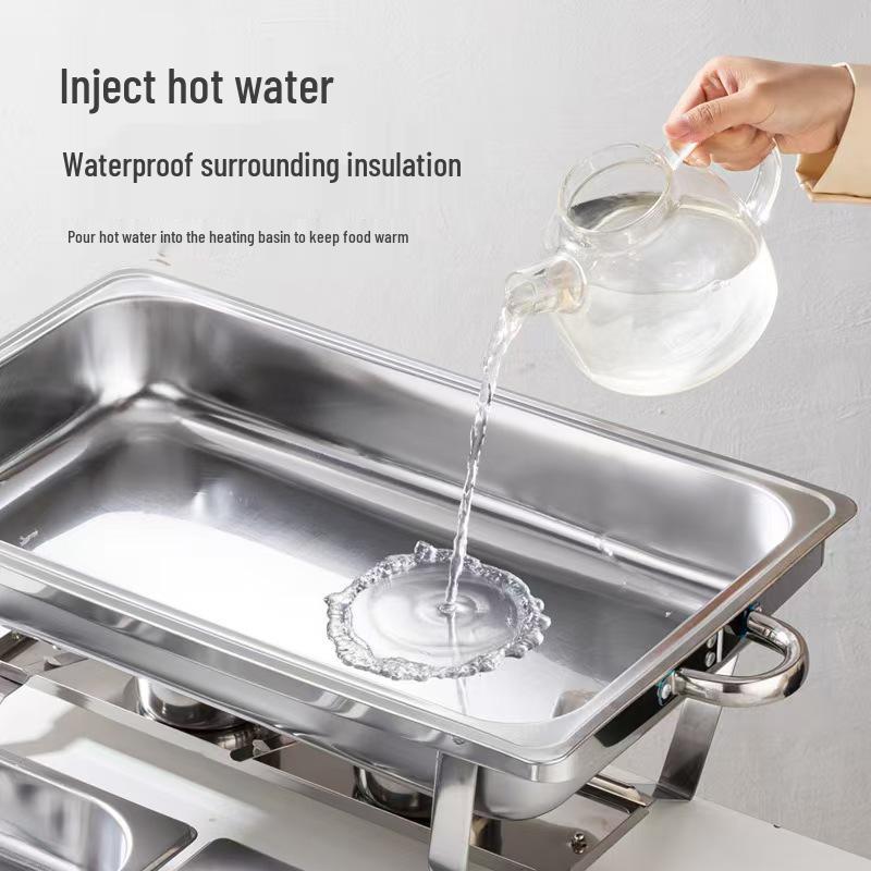 Stainless Steel Buffet Warmer: Hotel & Commercial Use Alcohol Stove