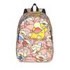 Fashion Funny Pokemon Theme Backpack Mochilas Casual For Work Retro Washable Rucksack