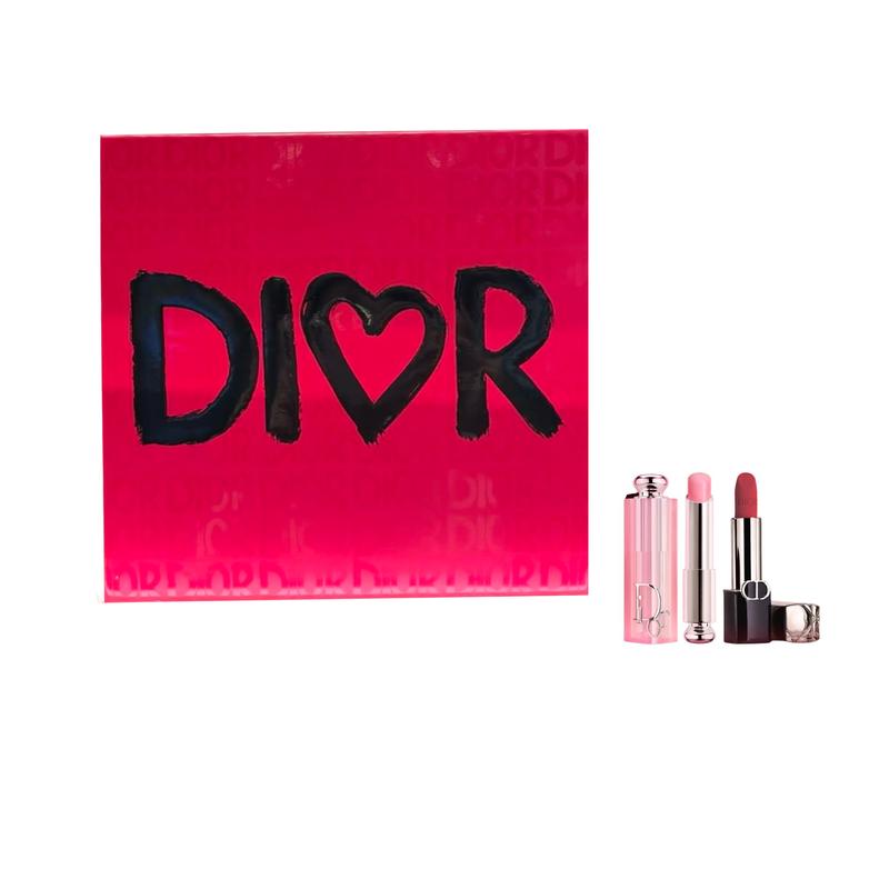 

DIOR Lipstick Two-piece set: Blue Gold Lipstick #720 3.5g + Color Changing Lip Balm #001 3.2g чёрный