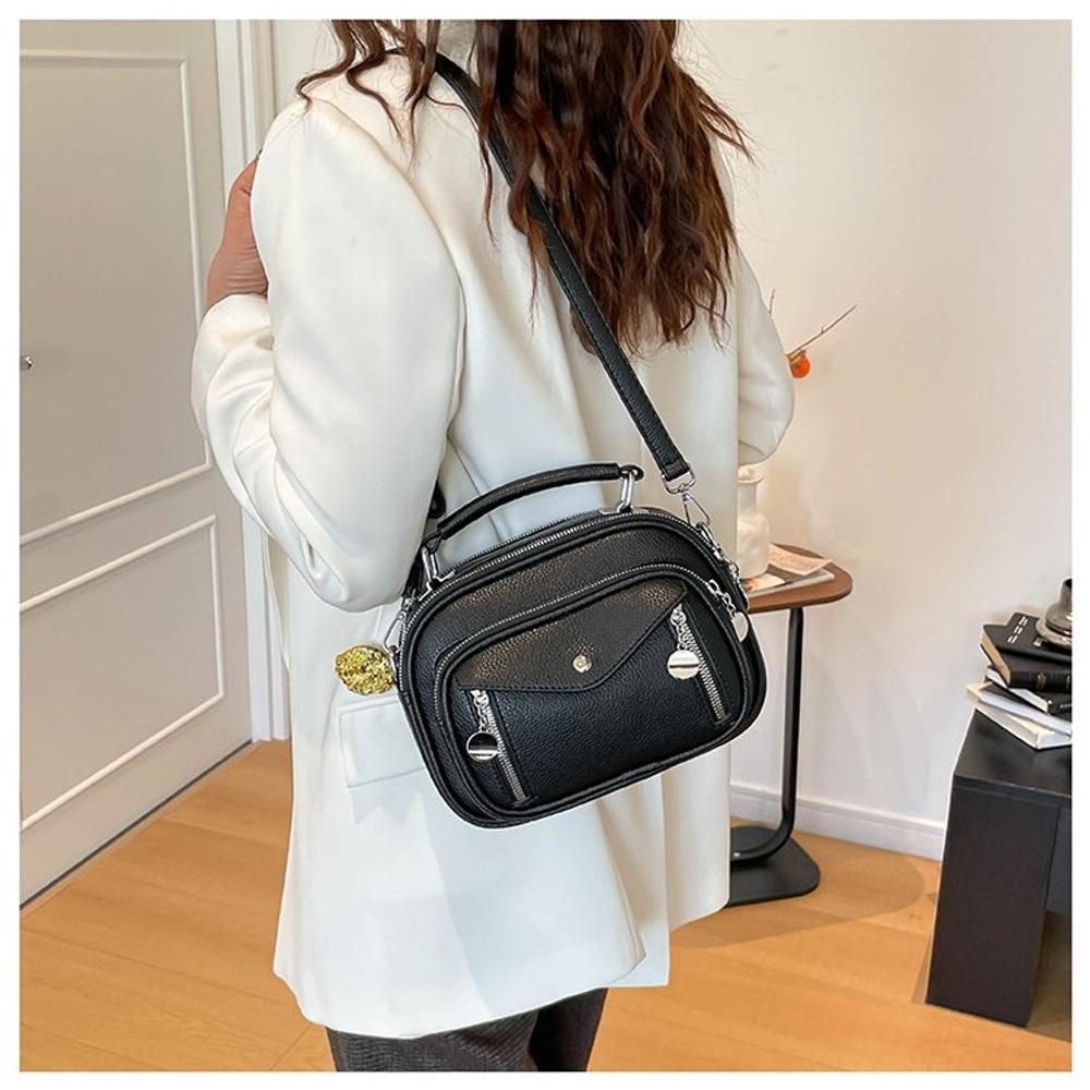 Women's Small PU Leather Crossbody Camera Bag Casual Shoulder Purse