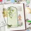 Journamm 30pcs/pack Ins Girl PET Stickers Flowers Materials DIY Scrapbooking Decor Junk Journal Collage Stationery Aesth Sticker