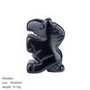 1Pc Natural Semi-Precious Stone Carved Mini Horse Figurine 25-27x17-19mm Polished Crystal Pony Statue For Home Decor Reiki Healing Craft Gift