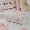 High Quality Bow-knot Floral Patterns Makeup Bag Large Capacity Toiletry Bag Storage Bag Women Girls