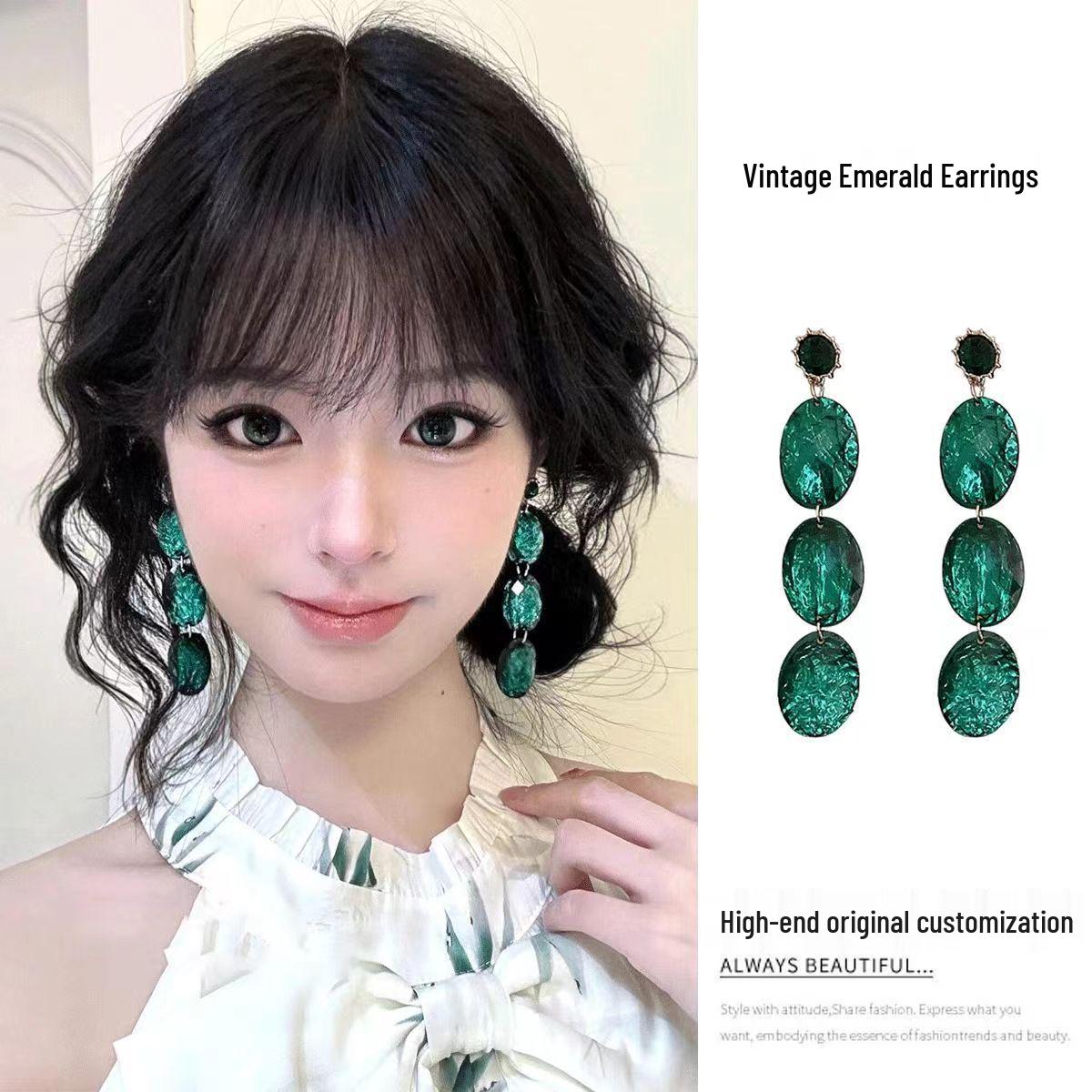 

2025 Изысканный нишевый дизайн Простые роскошные серьги для женщин - Универсальные серьги-гвоздики высокого класса