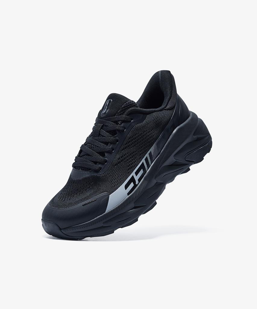 Ballop Walking Shoes Cloud Breeze Quick-On All Black