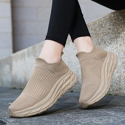 Mode Damen Lauf-Ballerinas Atmungsaktiv Lässig Outdoor Leichtgewicht Plateau-Schuhe Walking-Sneakers Frühlingsmode Hohe Qualität
