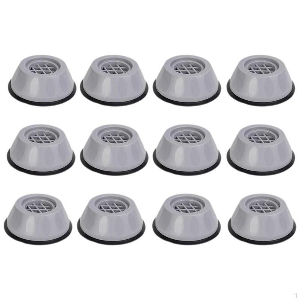 AntiVibration, NonSlip, Heightening Pads for Washer and Dryer, Support Pedestals 4 Pcs