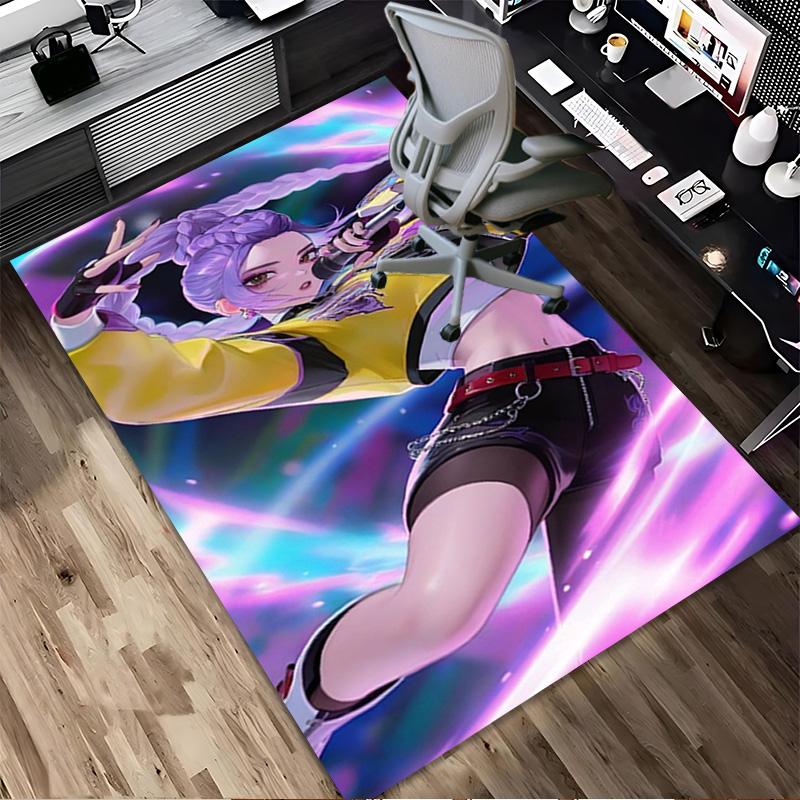 Purple Power Living Room Non-Slip Area Rug Soft Carpet for Bedroom Game Playroom Sofa Office Home Decor Doormat Christmas Gift C9211275