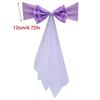 652F Satins Chair Cover Chair Sashes for Wedding Ceremony Dining Hall Party Outdoor Decoration Easy to Install