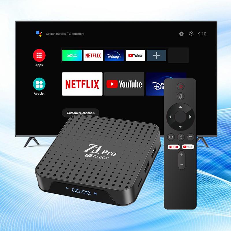 Decoder Android TV Box Smart Meecast Digital Converter Box BT 5.0 set-top box 8K HDR satellite finder Satellite TV Receiver video capture WIFI 2.4G&5G