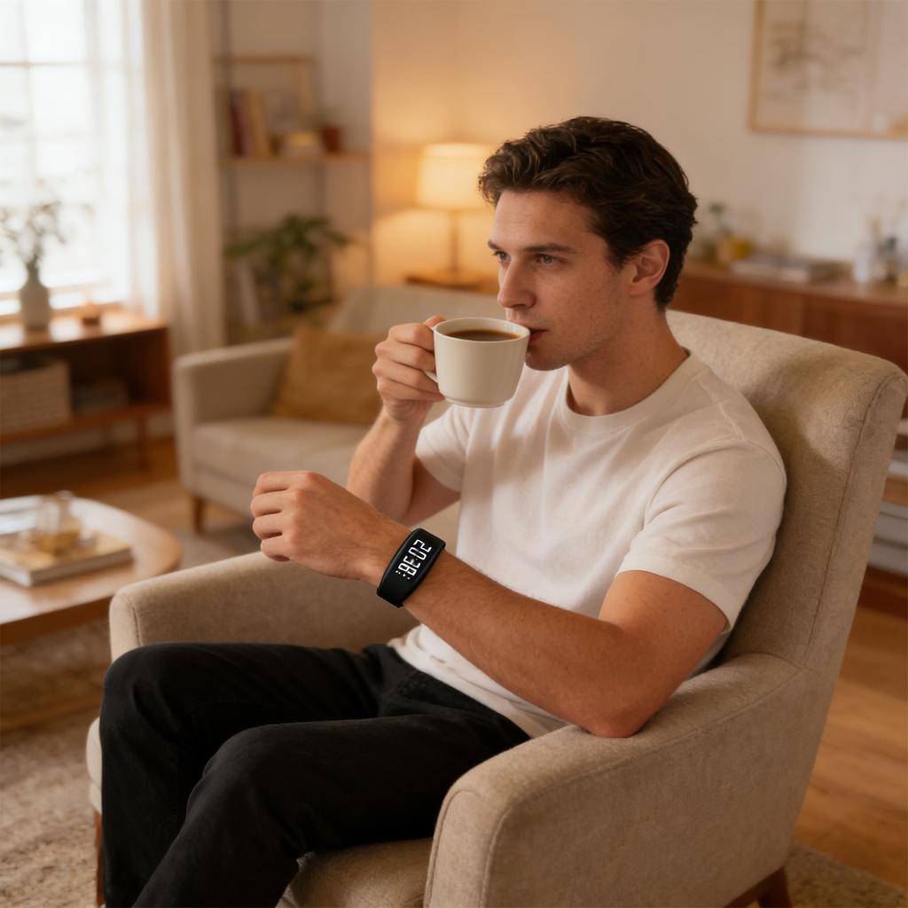 Alarm Clock Bracelet With Silent Vibration Wake-up, Designed For Deep Sleepers, Unisex Smartwatch With No Snooze Function.