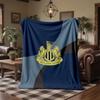 Couverture en Flanelle Imprimée Football Newcastle United Douce Chaude Jeté de Canapé Lit Pour Maison Bureau Chambre