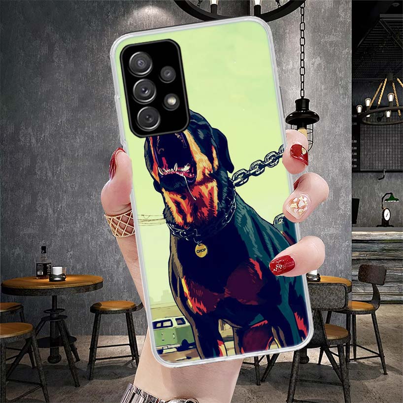 Rottweiler Dog Soft Phone Case For Samsung Galaxy S22 S23 S24 S25 Edge S26 Ultra S20 FE S21 Plus + Fundas Coque Galaxy S20 S21 S