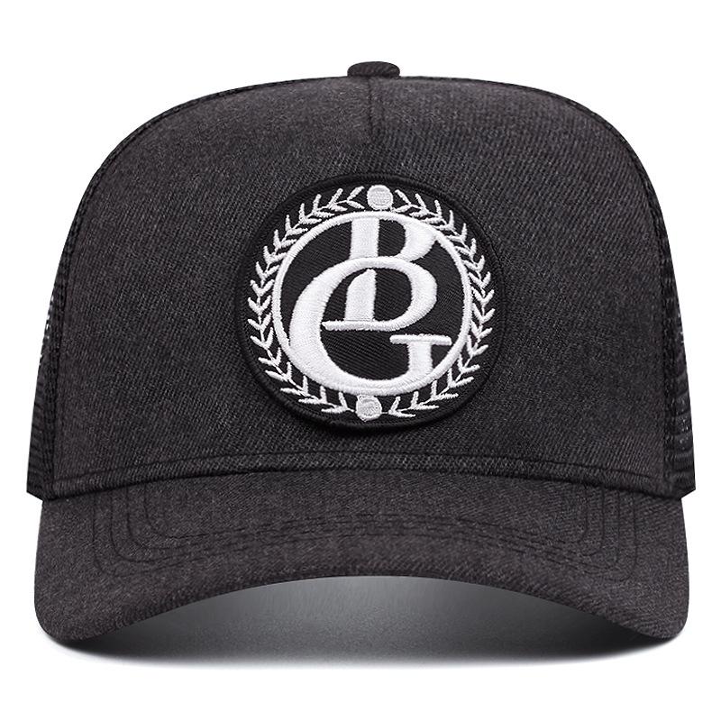 Summer Mesh Baseball Cap Women Men Three-Dimensional Letter Patch Snapback Hat Casual Breathable Unisex Street Hip Hop Trucker