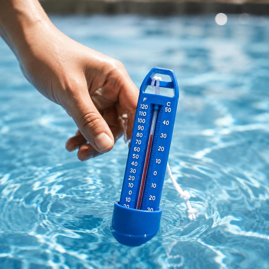 Floating Pool Thermometer Accurate Swimming Temperature Gauge Portable
