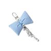Cute Bowknot Pearl Chain Keychain Pendant Lovely Hanging Decorations Keyring Charm for Purse Bag Backpack Handbag