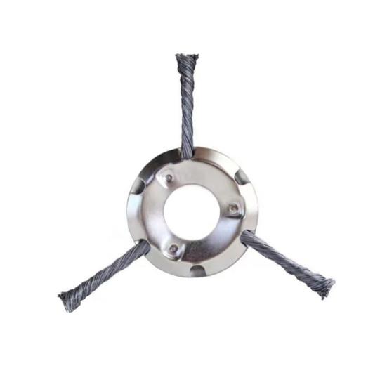 Cap de tuns iarba cu sârmă de oțel Cap universal pentru mașină de tuns iarba Lamă de tuns cu sârmă Cap de atașament pentru tuns buruienile Accesorii pentru tuns buruienile