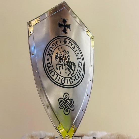 Templar Knight Shield Medieval Knight Holy Cross Templar Shield  Medieval Crusader Armor Shield  Best Gift