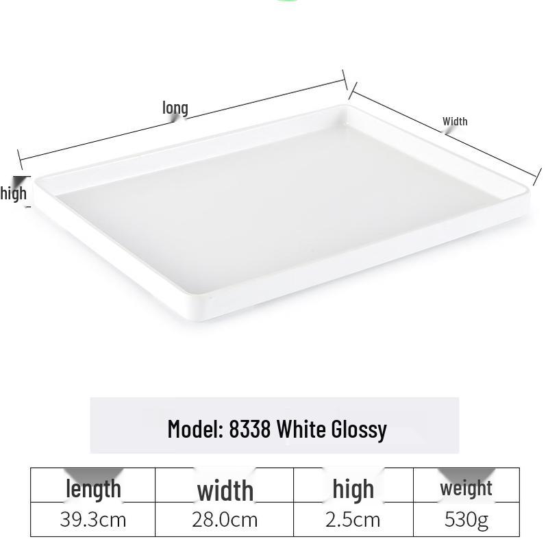 

GOWKE Rectangular Melamine Serving Tray