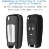 Tukellen for Chevrolet Key Fob Cover Premium Soft TPU Full Protection Key Shell Case Compatible with Chevy Camaro Cruze Impala Equinox Volt Spark