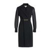 ELLASSAY Women's Black Plaid Shirt Dress